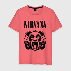 Мужская футболка Nirvana - rock panda