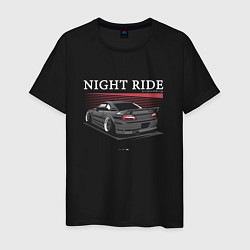 Мужская футболка Nissan skyline night ride