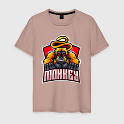 Мужская футболка Monkey team