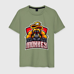 Мужская футболка Monkey team
