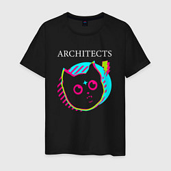 Мужская футболка Architects rock star cat