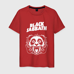 Мужская футболка Black Sabbath rock panda