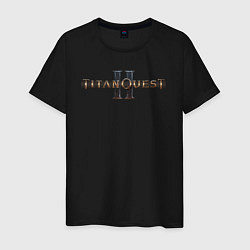 Мужская футболка Titan quest 2 logo