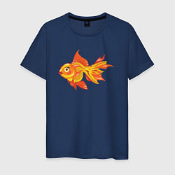 Мужская футболка Golden fish
