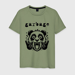 Мужская футболка Garbage - rock panda