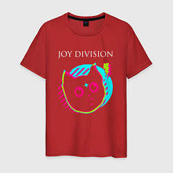 Мужская футболка Joy Division rock star cat