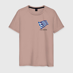 Мужская футболка Im Greek - motto