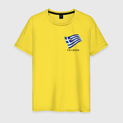 Мужская футболка Im Greek - motto