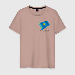 Мужская футболка Im Kazakh - motto