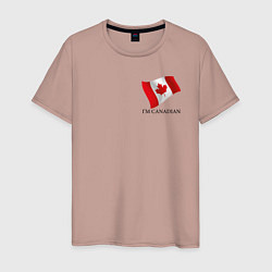 Мужская футболка Im Canadian - motto