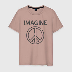 Мужская футболка Peace imagine