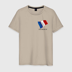 Мужская футболка Im French - motto