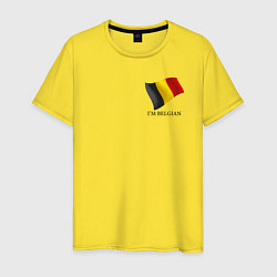 Мужская футболка Im Belgian - motto