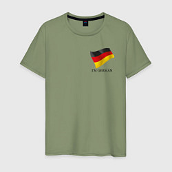 Мужская футболка Im German - motto