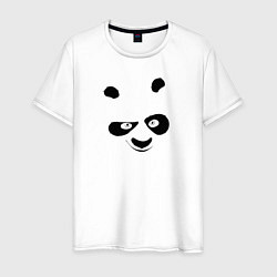Мужская футболка Кунг фу панда силуэт