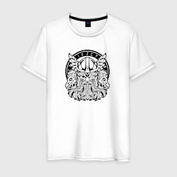 Мужская футболка Мифический скандинавский бог Один