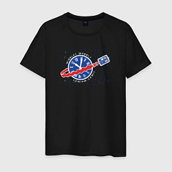 Мужская футболка Тардис и космос