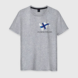 Мужская футболка Im from Finland - motto