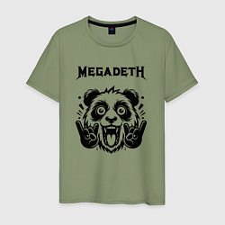 Мужская футболка Megadeth - rock panda