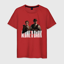 Мужская футболка Alone in the dark - Emily and Edward