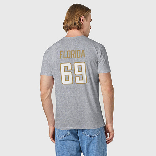 Мужская футболка Florida Panthers NHL / Меланж – фото 4