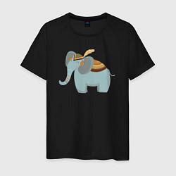 Мужская футболка Cute elephant