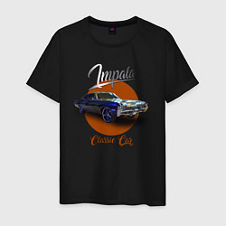 Мужская футболка Американская автоклассика Chevrolet Impala