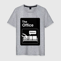 Мужская футболка Паркур и офис