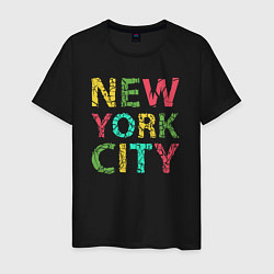 Мужская футболка New York city colors