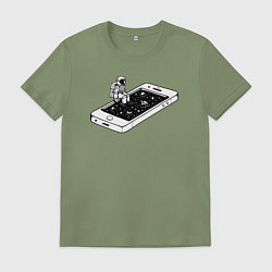 Мужская футболка Космическая связь