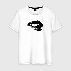 Мужская футболка Абстрактные губы