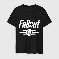 Футболка хлопковая мужская Fallout - vault 33, цвет: черный