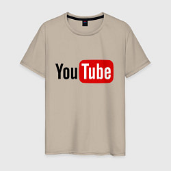 Мужская футболка You tube logo