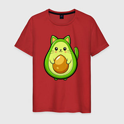 Мужская футболка Авокадо кот мем