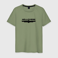 Мужская футболка Helldivers Logo