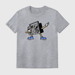 Мужская футболка Hip-hop boombox