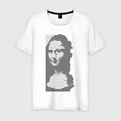 Мужская футболка Mona Lisa text