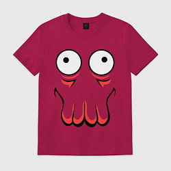 Футболка хлопковая мужская John Zoidberg Face, цвет: маджента