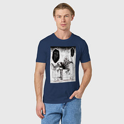 Футболка хлопковая мужская О моём перерождении в слизь Римуру Темпест манга, цвет: тёмно-синий — фото 2