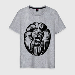 Мужская футболка Бесстрашный лев