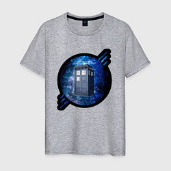 Мужская футболка Tardis in space