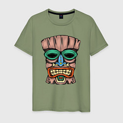 Мужская футболка Tiki face
