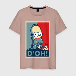 Мужская футболка Homer with donut