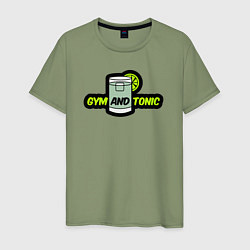 Мужская футболка Gym and tonic