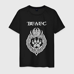 Мужская футболка Знак Велеса - лапа медведя