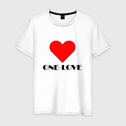 Мужская футболка One - love