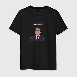 Мужская футболка I am dead inside Michael Scott - the office