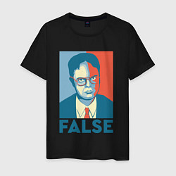 Мужская футболка Dwight false - офис