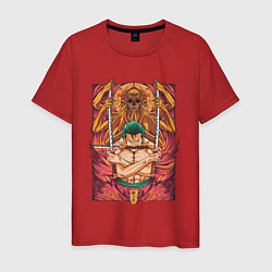 Мужская футболка One piece Зоро бог