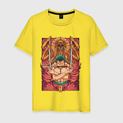 Мужская футболка One piece Зоро бог